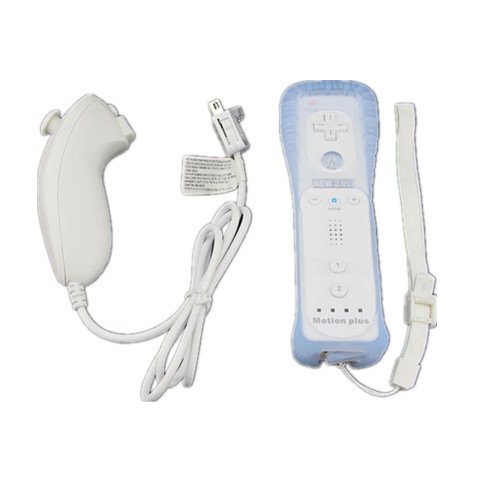 Wiimote construido en el Motion Plus Remote + Nunchuck Dentro Controller para Wii