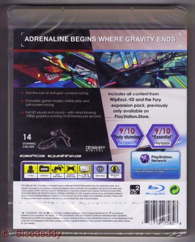 Wipeout HD Fury Game [PS3] - Juego completo [PlayStation 3] [Producto Importado]
