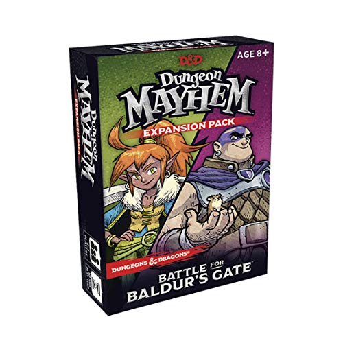 Wizards of the Coast Expansión del Juego de Cartas Dungeon Mayhem: Battle for Baldur's Gate. Dragones y Mazmorras. Versión inglés