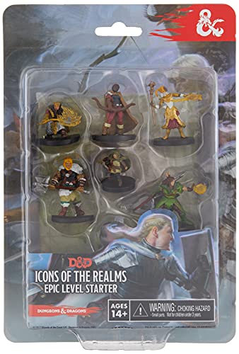 WizKids 72779 D&D Icons of the Realms Miniatures Epic Level Starter