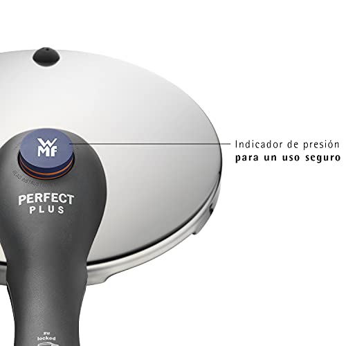 WMF Perfect Plus - Olla Rápida de 22 cm de diámetro de 6.5 L en Acero Inoxidable, para inducción