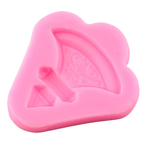 WOJING Molde de Silicona Hacha Molde de Silicona Sugarcraft Fondant Decoración de Pastel Herramientas DIY Moldes para Hornear Moldes de Caramelo Molde de Arcilla Chocolate Gumpaste Moldes