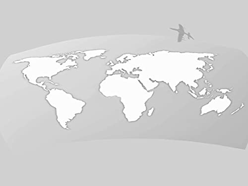 Woodlandu Grande Juegos alfombrilla de ratón Impreso con el mapa del mundo Los bordes cosidos velocidad sedoso alisan la superficie antideslizante de goma Base Mats 300x800x2mm Negro Bordes