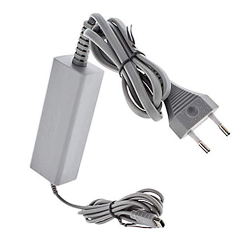 worahroe Reemplazo para la Consola de Wii U 110-240V de alimentación de CA Cargador 4.75V / 1.6A Fuente de alimentación de la Pared de plástico Gris