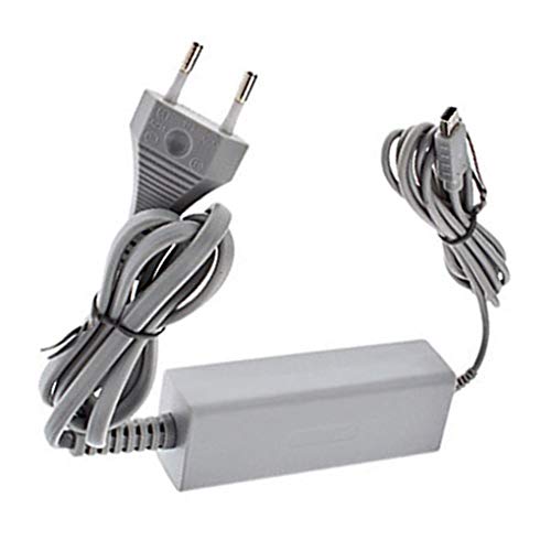 worahroe Reemplazo para la Consola de Wii U 110-240V de alimentación de CA Cargador 4.75V / 1.6A Fuente de alimentación de la Pared de plástico Gris