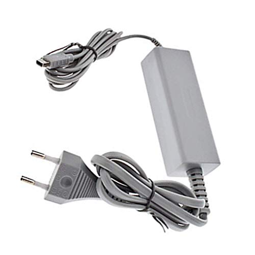 worahroe Reemplazo para la Consola de Wii U 110-240V de alimentación de CA Cargador 4.75V / 1.6A Fuente de alimentación de la Pared de plástico Gris
