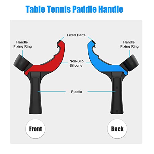 WOTEG 1 remo de ping pong para Oculus Quest 2, adaptador para raqueta de ping pong (izquierda y derecha)