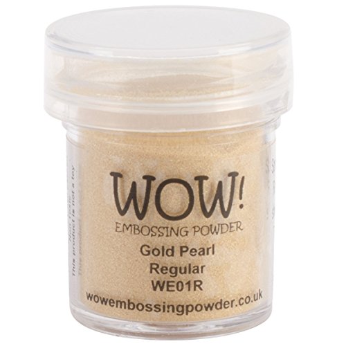 WOW Gold Pearl-Regular, Polvo de Repujado, Multicolor, 5 x 3 x 3 cm