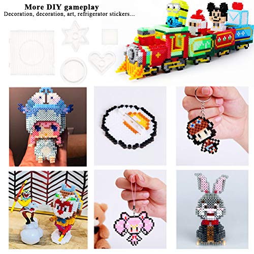 WOWOSS 13000 Cuentas Colores de 2,6 mm, Kit de Cuentas y Muchos Accesorios para Actividades Creativas y Manualidades Infantiles (24 Colores)