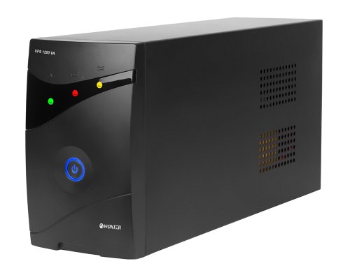 Woxter UPS 1200 VA - Sistema SAI de alimentación ininterrumpida SAI (1200VA/720 watts, Autonomía aproximativamente 20-30 minutos), Fuente de alimentación Continua, 3 tomas Schuko