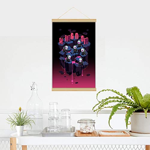 WPQL Póster indie Kingdom New Lands Poster Wall Art Featured Poster arte de la pared Decoración del hogar Lienzo Cuadros colgantes 50 x 75 cm