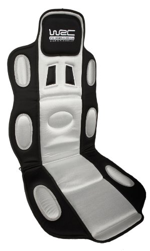 WRC 007333 - Funda para Asiento Tipo Deportivo, Color Negro y Plateado