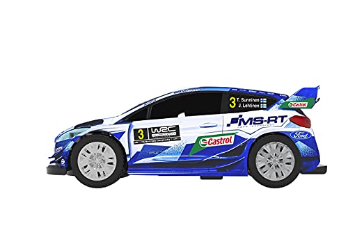 WRC - Ford Fiesta WRC Suninen, Coche de Slot Escala 1:43, con Luces (91206)