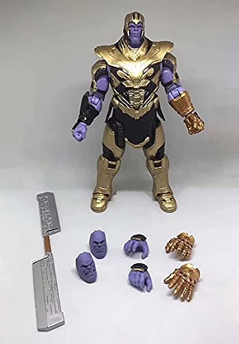 WSJYP Figura de Thanos, La Armadura de Segunda Generación de Los Accesorios de Muñeca Modelo Thanos