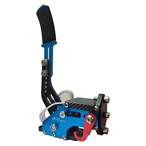 WUYIN PCMOS 2019 Nuevo 14bit USB Freno de Mano SIMULACIÓN Adecuado G25 / 27/29 T500 PC Juegos de Carrera FANATECOSW Suciedad Rally Sistema de Freno de Mano Azul Negro Azul Palancas de Freno de Mano