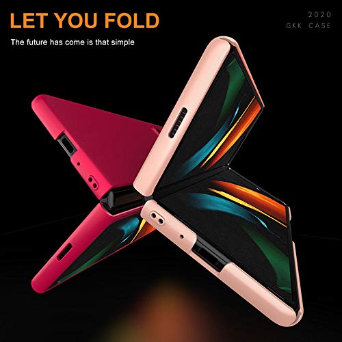 Wuzixi Funda para Samsung Galaxy Z Fold 2. Ultra Slim y Resistente Huellas Dactilares Mate Anti-arañazos y Antideslizante Protectora Sedoso, Caso Fundas para Samsung Galaxy Z Fold 2. Azul