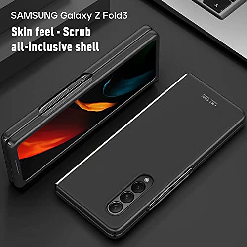 Wuzixi Funda para Samsung Galaxy Z Fold 3 5G. Ultra Slim y Resistente Huellas Dactilares Mate Anti-arañazos y Antideslizante Protectora Sedoso, Caso Fundas para Samsung Galaxy Z Fold 3 5G. Verde