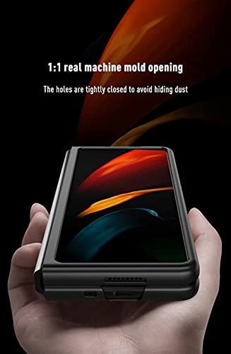 Wuzixi Funda para Samsung Galaxy Z Fold 3 5G. Ultra Slim y Resistente Huellas Dactilares Mate Anti-arañazos y Antideslizante Protectora Sedoso, Caso Fundas para Samsung Galaxy Z Fold 3 5G. Verde