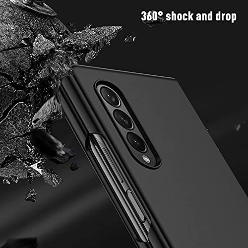 Wuzixi Funda para Samsung Galaxy Z Fold 3 5G. Ultra Slim y Resistente Huellas Dactilares Mate Anti-arañazos y Antideslizante Protectora Sedoso, Caso Fundas para Samsung Galaxy Z Fold 3 5G. Verde