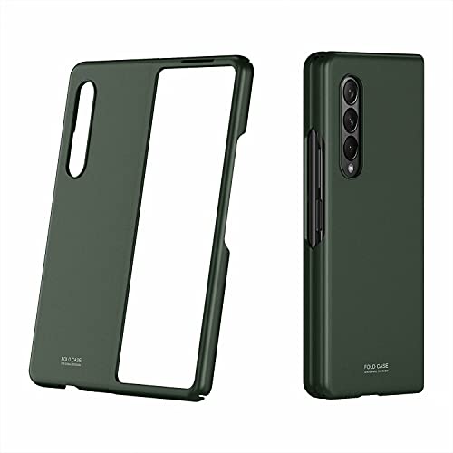 Wuzixi Funda para Samsung Galaxy Z Fold 3 5G. Ultra Slim y Resistente Huellas Dactilares Mate Anti-arañazos y Antideslizante Protectora Sedoso, Caso Fundas para Samsung Galaxy Z Fold 3 5G. Verde