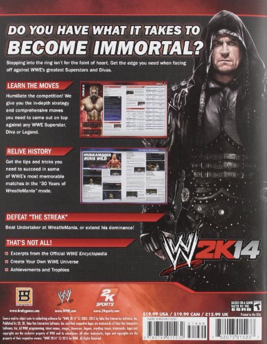 WWE 2K14 Signature Series Strategy Guide (Bradygames Signature Guides)