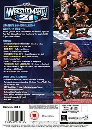 WWE: WrestleMania 21 [DVD] [Reino Unido]