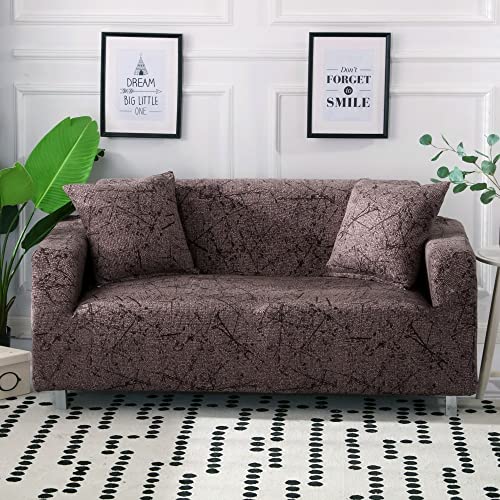 WXQY Funda de sofá elástica con celosía geométrica Funda de sofá de Esquina en Forma de L para Sala de Estar, Funda de sofá Antideslizante Resistente al Desgaste A3 1 Plaza