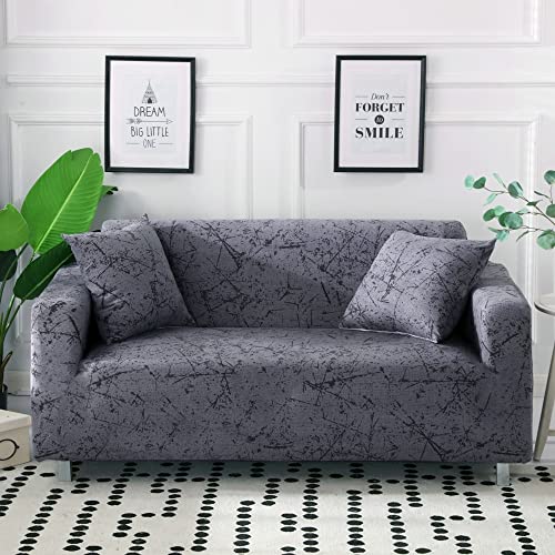 WXQY Funda de sofá elástica con celosía geométrica Funda de sofá de Esquina en Forma de L para Sala de Estar, Funda de sofá Antideslizante Resistente al Desgaste A3 1 Plaza