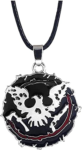 WYDSFWL Collar Mujer Hombre Juego de Moda State of Decay Logo Collar de pájaro esquelético con Colgante de Hacha y Pistola Collares Punk