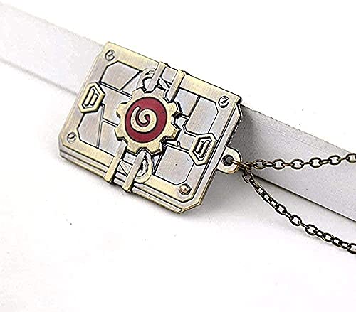 WYDSFWL Collar Mujer Hombre Moda Estilo Retro Accesorios Hearthstone Logo Collares Pendientes Collar Unisex