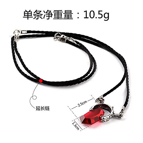 WYFLL Juegos europeos y estadounidenses alrededor de Devil May Cry 3 Demon Hunter Dante Soul Stone Colgante Collar Accesorios Joyas