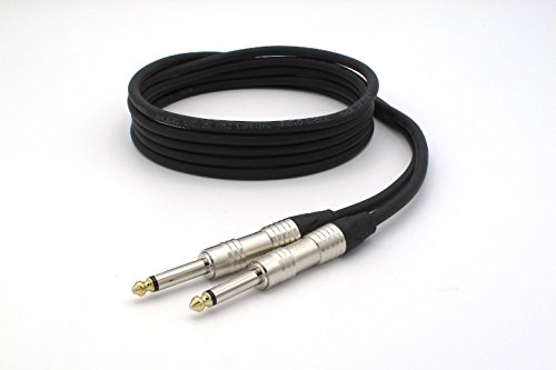 X-LEAD IC70GD045BK serie GOLD, cable de instrumentos profesional de calidad para guitarra/bajo/teclados - Jack to Jack - conectores INCO originales (4,5 m, negro) - MADE IN ITALY by INCO