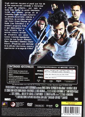 X-Men Origenes: Lobezno (2) [DVD]