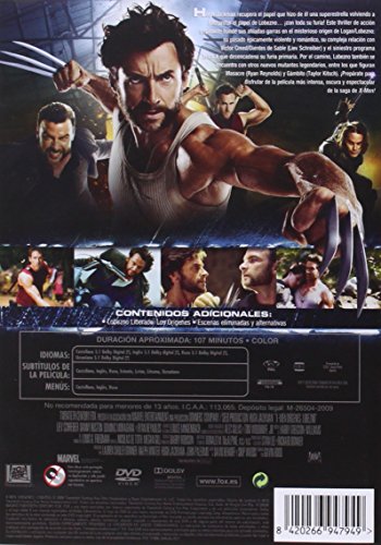 X-Men Orígenes: Lobezno [DVD]