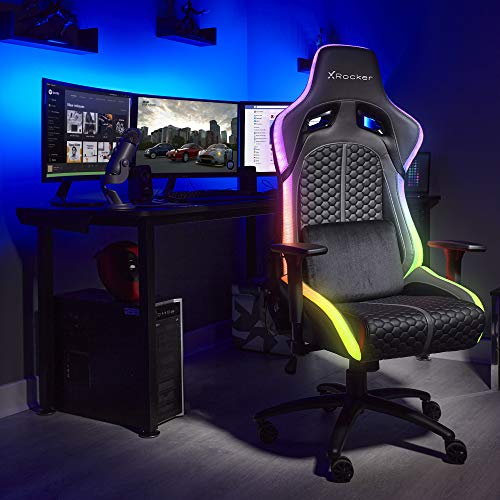 X Rocker Stinger RGB Esports Gaming Chair with Vibrant LED Lighting (PS4)