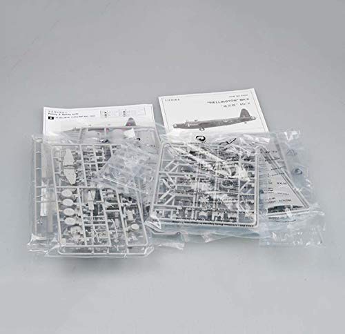 X-Toy Kits Modelo De Rompecabezas Militares, 1/32 Scale IL-2 Sturmovik En El Modelo De Plástico De Luchador De Esquís, 14.3 Pulgadas X 18 Pulgadas