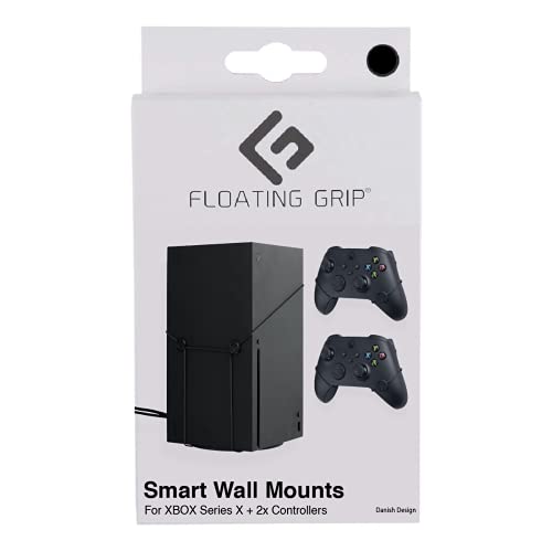 Xbox Series X Wall Mount by Floating Grip - Bundle