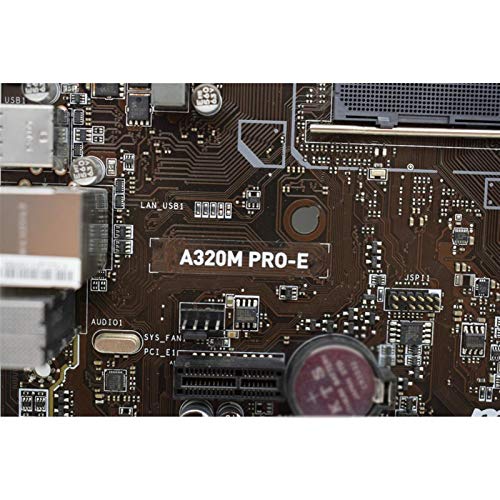 XCJ Placa Base Gaming ATX Placa Base De La Computadora Fit For MSI A320M Pro-E RYZEN PC Placa Base AM4 DDR4 AMD A320 Micro-ATX Placa Base Placa Madre