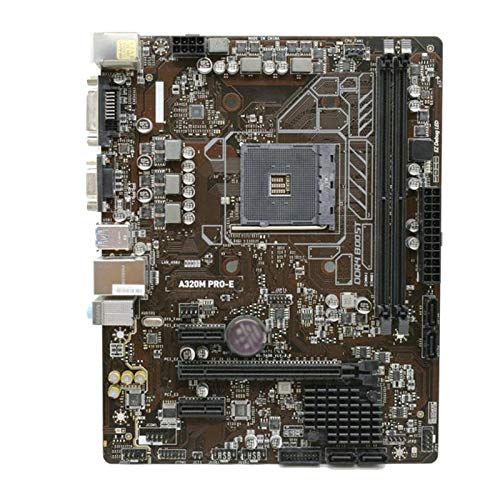 XCJ Placa Base Gaming ATX Placa Base De La Computadora Fit For MSI A320M Pro-E RYZEN PC Placa Base AM4 DDR4 AMD A320 Micro-ATX Placa Base Placa Madre