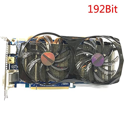 XCJ Tarjeta gráfica PerformanceFit for la Tarjeta de Video GIGABYTE GTX660 2GB 192Bit GDDR5 Tarjetas gráficas para Nvidia Geforce GTX 660 Tarjetas VGA usadas más Fuertes Que GTX 750 Ti
