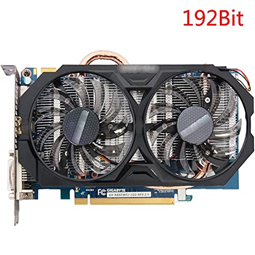 XCJ Tarjeta gráfica PerformanceFit for la Tarjeta gráfica GIGABYTE GTX 660 2GB 192Bit GDDR5 Tarjetas de Video para Nvidia Geforce GTX660 Tarjetas VGA usadas más Fuertes Que GTX 750 TI