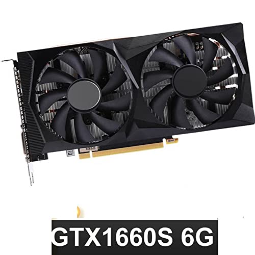 XCJ Tarjeta gráfica PerformancFit for Placa de Tarjeta de Video ZOTAC GTX 1660S Super 6G 192Bit Gddr6 Nvidia Geforce Placas gráficas BTC Eth no Gxt1060 1650 1660 Ti Gpu