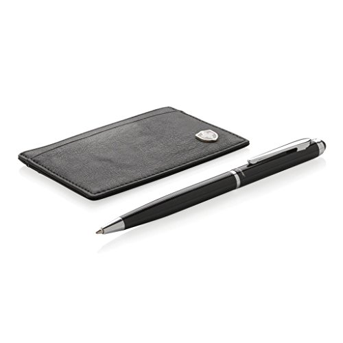 XD Swiss Peak RFID Card Holder and Pen Giftset Tarjetero 10 Centimeters Negro (Black)