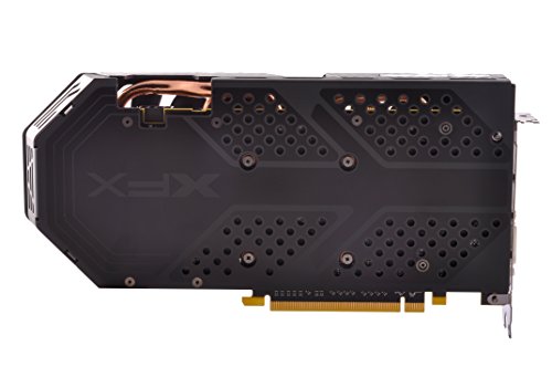 XFX AMD Radeon RX RX-580P4DFD6 4GB Triple X Edition - Tarjeta gráfica, OC+ 1386Mhz DDR5 W/Backplate 3xDP HDMI DVI