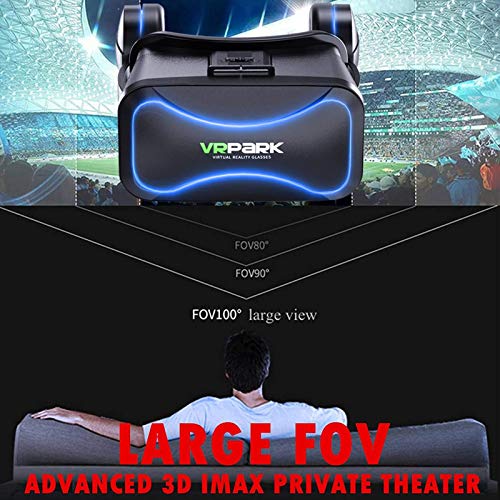Xianghaoshun Auriculares VR, Compatibles con Android/iOS/PC, Gafas Universales De Realidad Virtual HD: Reproduzca Sus Mejores Juegos Móviles Películas 360 con Nuevas Gafas 3D VR Suaves Y Cómodas