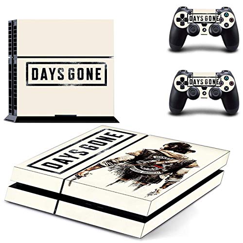 XIANYING Game Days Gone Ps4 Skin Sticker Decal para Sony Dualshock Console y 2 Controladores Skins Ps4 Stickers Vinilo