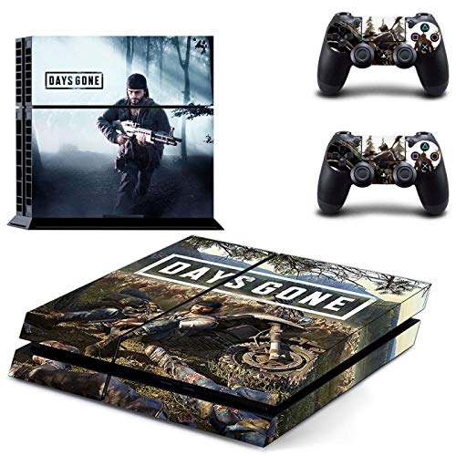 XIANYING Game Days Gone Ps4 Skin Sticker Decal para Sony Dualshock Console y 2 Controladores Skins Ps4 Stickers Vinilo