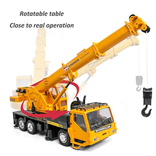 XIAOKUKU 8 Canales de Control Remoto de la grúa, Simulación de Transporte de Camiones Ingenieria, Construcción Modelo de camión Puede Jugar con Sus niños Solos, Adecuado para los niños y los niños.