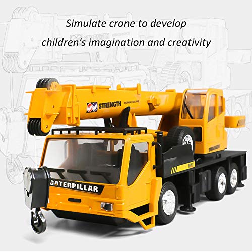XIAOKUKU 8 Canales de Control Remoto de la grúa, Simulación de Transporte de Camiones Ingenieria, Construcción Modelo de camión Puede Jugar con Sus niños Solos, Adecuado para los niños y los niños.