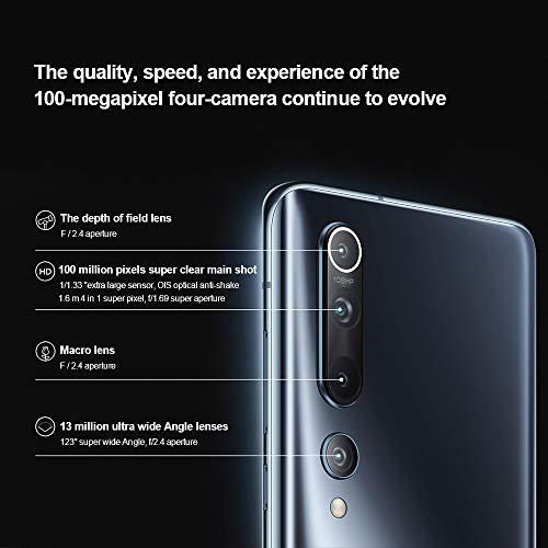 Xiaomi Mi 10 - Smartphone 128GB, 8GB RAM, Twilight Grey